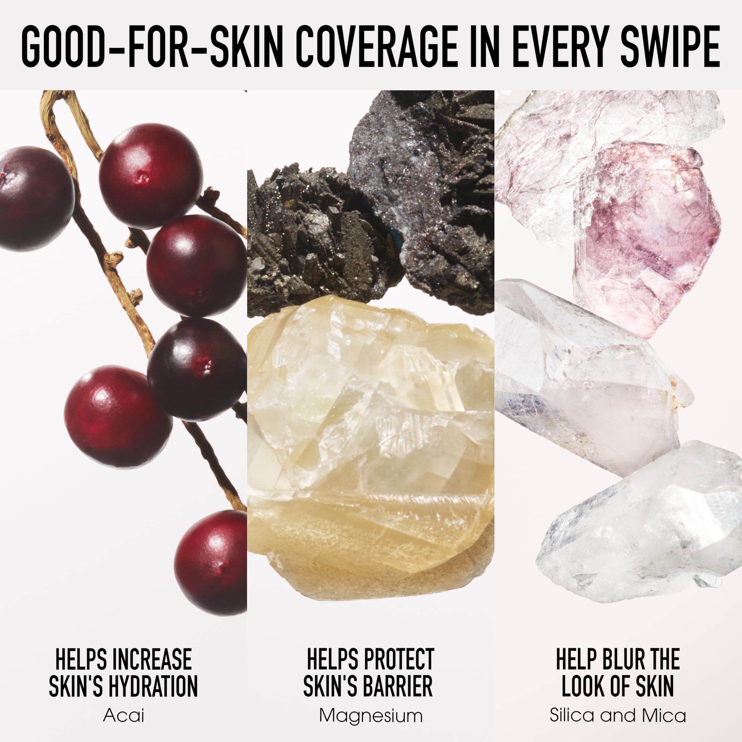 bareMinerals Complexion Rescue close-up texture reveals smooth, radiant finish