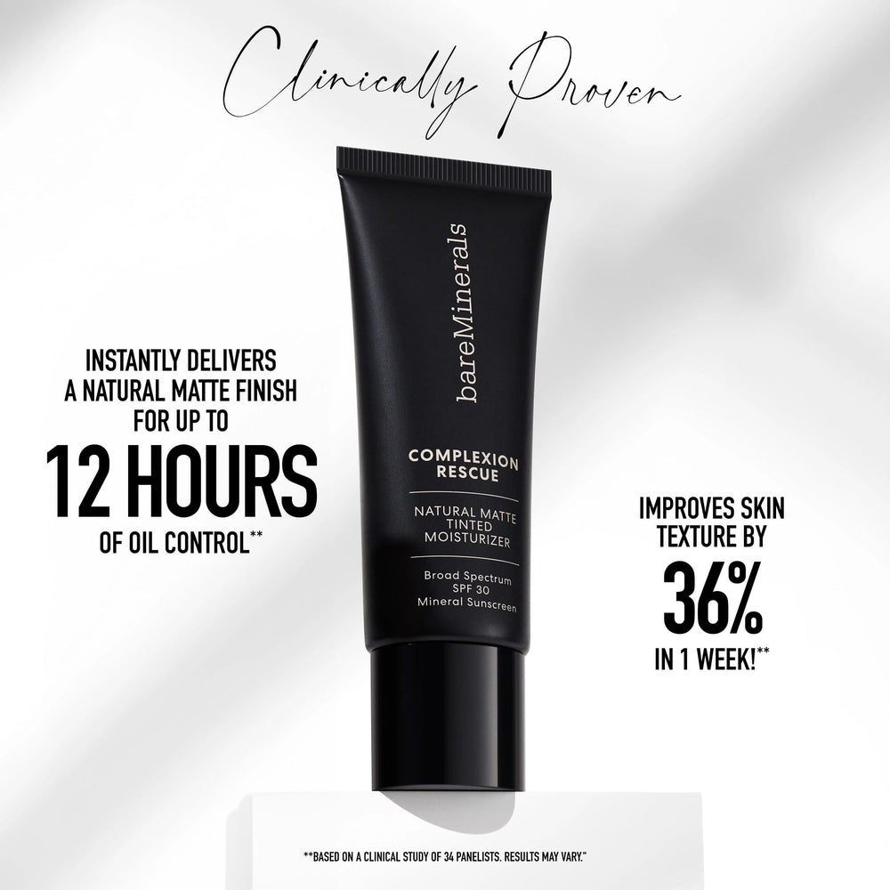 bareMinerals Complexion Rescue hydration from squalane keeps skin comfortable