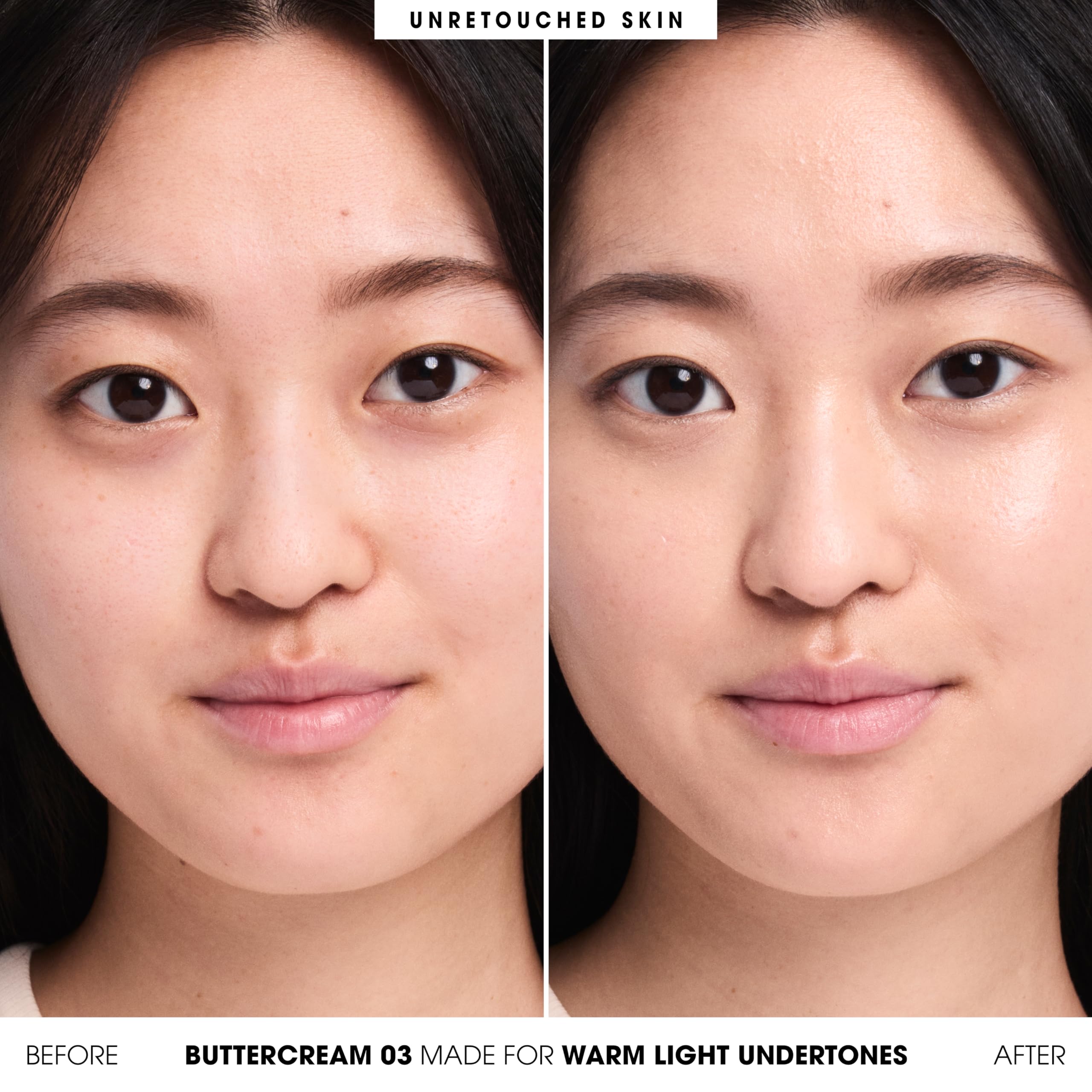 bareMinerals Complexion Rescue swatch demonstrates even tone and natural glow