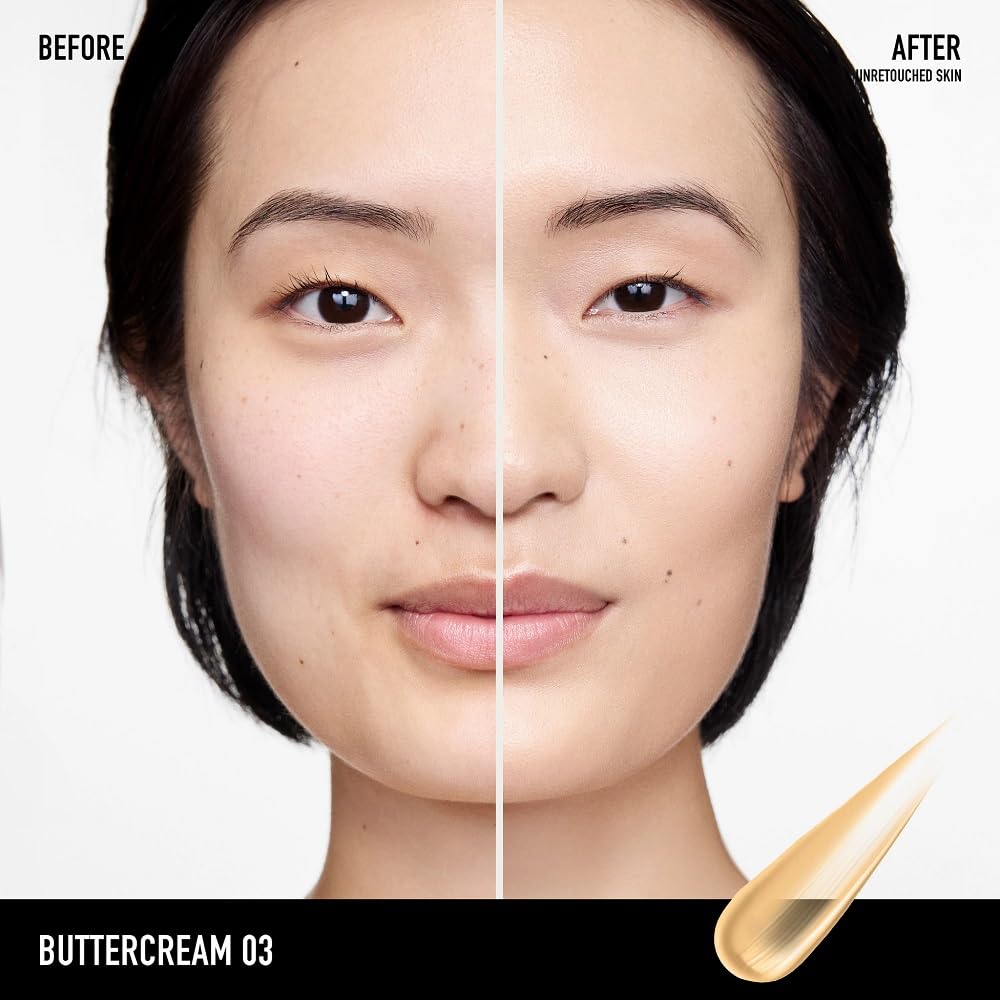 Complexion Rescue texture swirl shows sheer to light coverage.