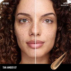 bareMinerals Complexion Rescue texture close-up highlights dewy finish and light coverage