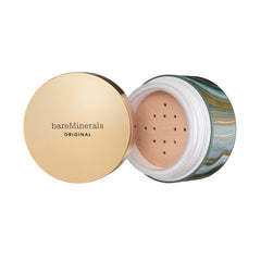 BareMinerals Deluxe Original loose foundation bottle in Medium Beige for lightweight mineral coverage.