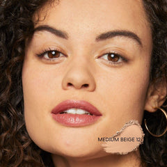 Brush application showing natural, matte finish.