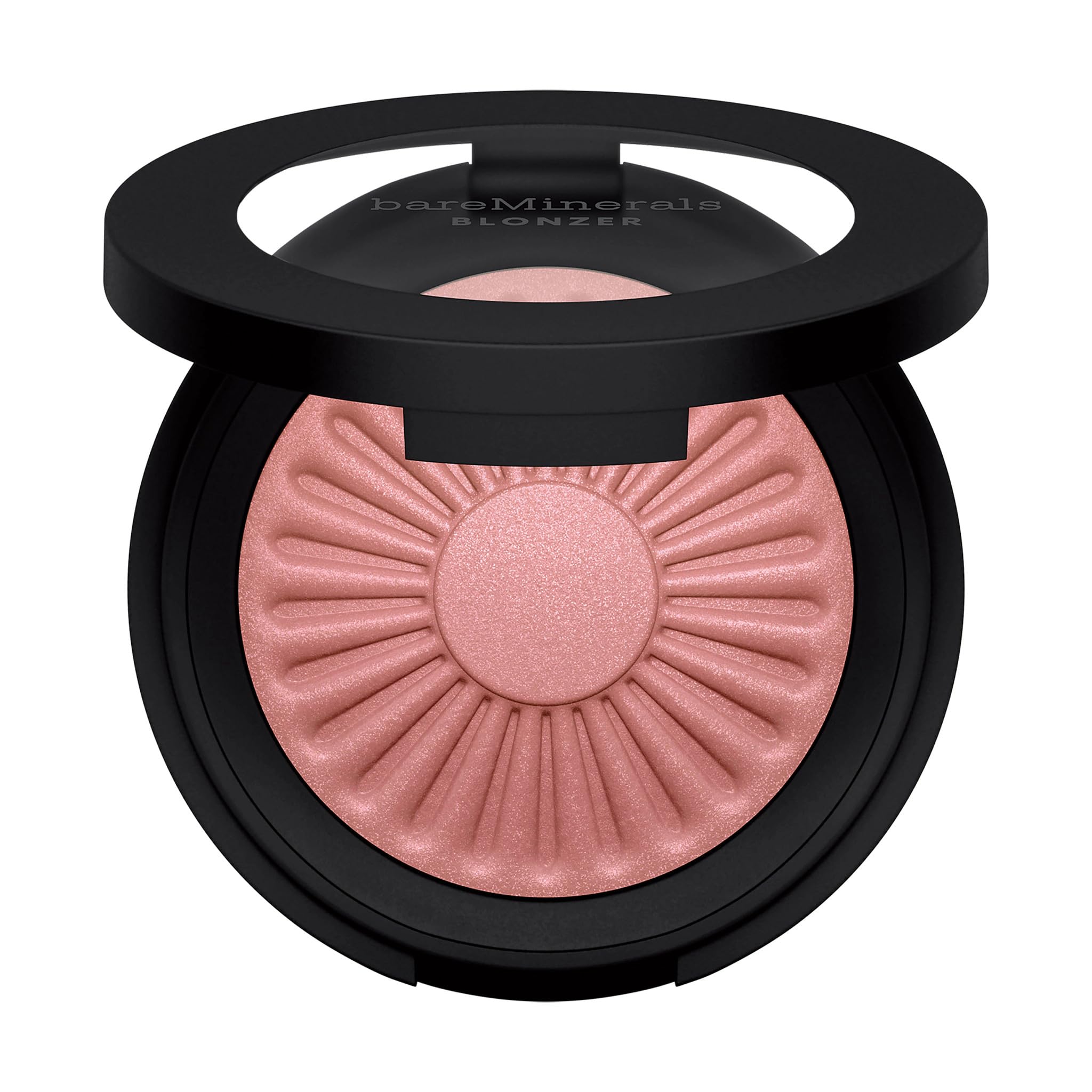 bareMinerals Gen Nude Blonzer packaging close-up highlights talc-free formula and premium design for the Kiss of Mauve shade