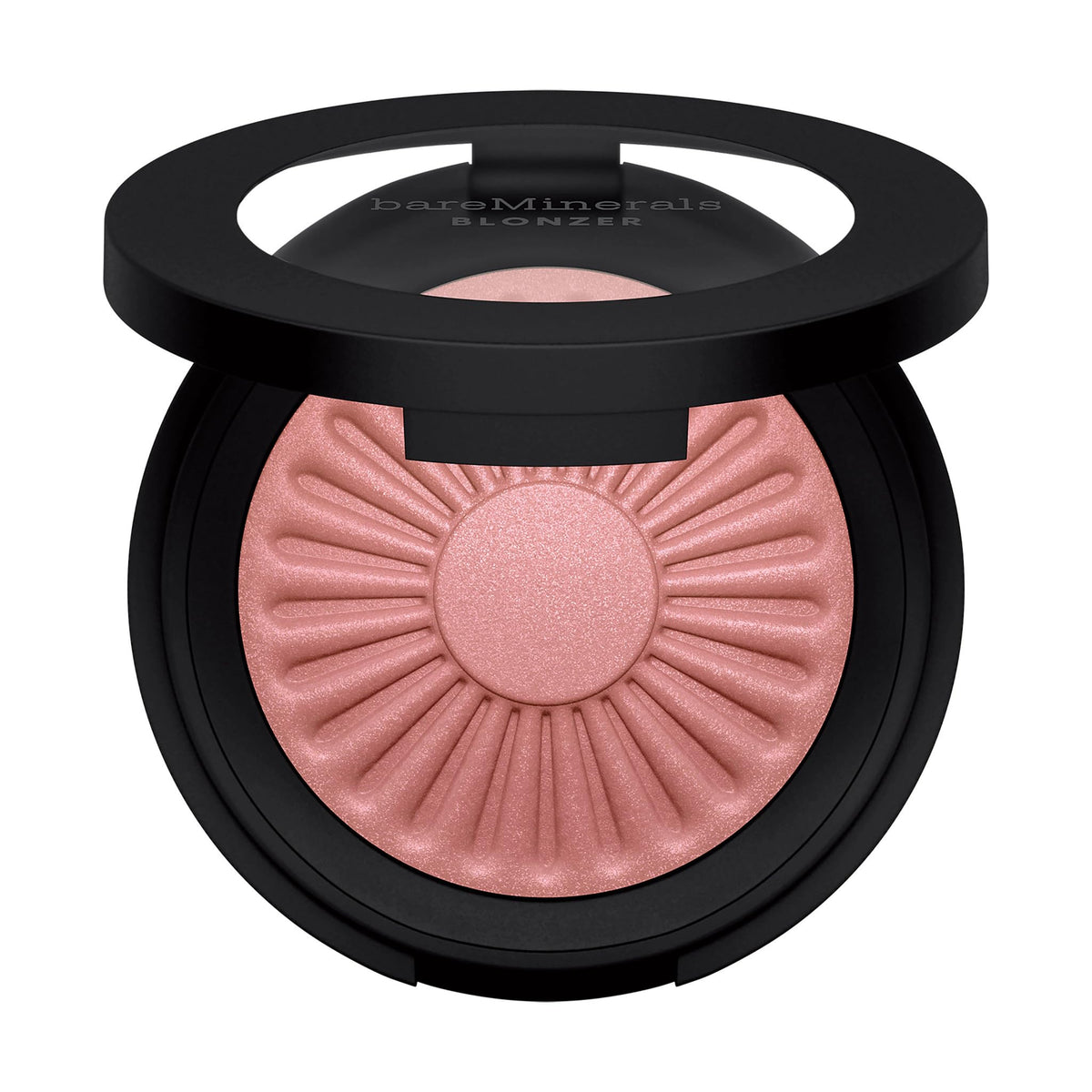 bareMinerals Gen Nude Blonzer packaging close-up highlights talc-free formula and premium design for the Kiss of Mauve shade
