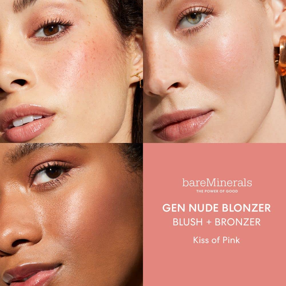 bareMinerals Gen Nude Blonzer silky texture blends seamlessly for natural skin finish.