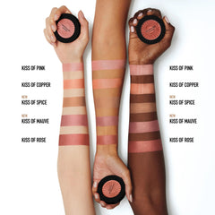 bareMinerals Gen Nude Blonzer W-shape application on face creates sun-kissed glow