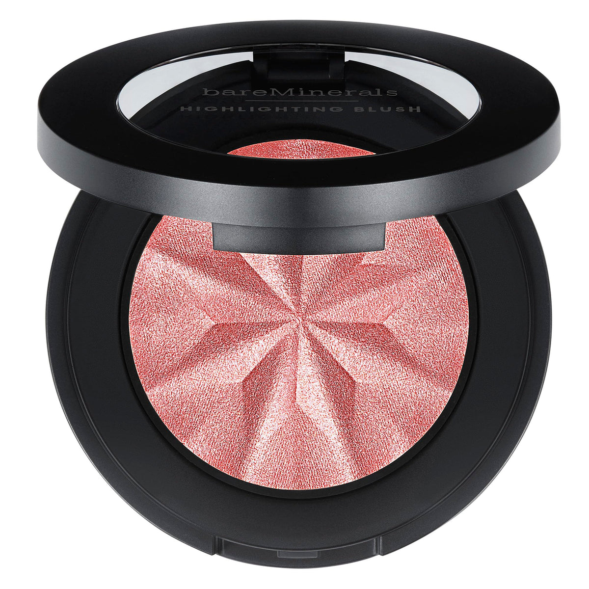 bareMinerals Gen Nude Highlighting Blush Pink Glow compact delivering a soft, luminous flush