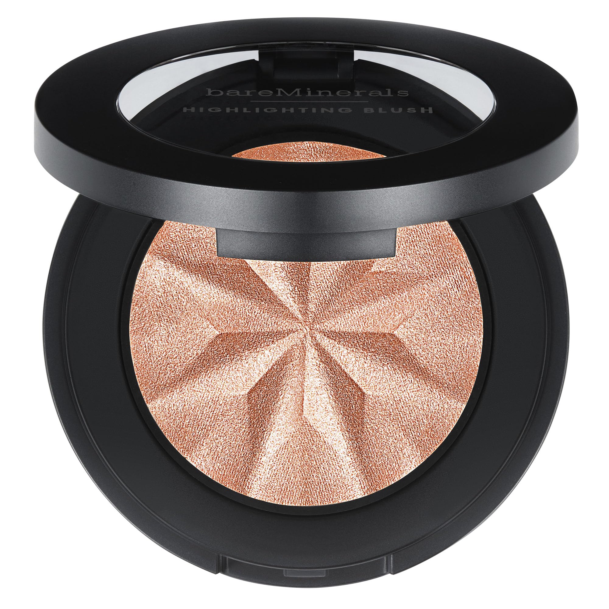 bareMinerals Gen Nude Peach Glow compact delivers a luminous rosy glow on the cheeks