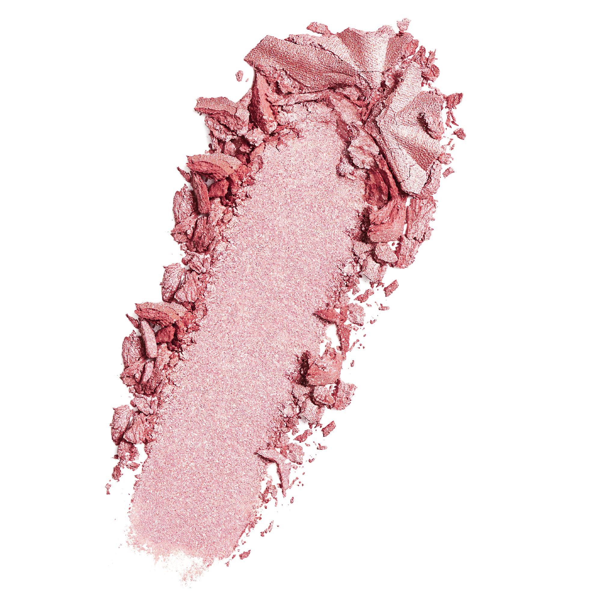 BareMinerals Gen Nude Highlighting Blush rosy-glow swatch blends for a sheer radiant finish.