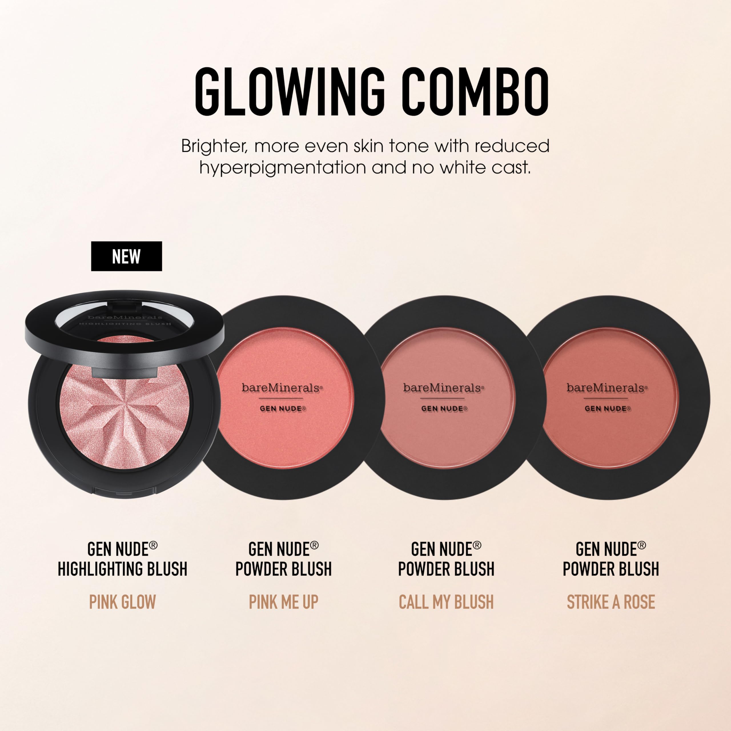 bareMinerals Gen Nude Pink Me Up all-day wear for long-lasting color
