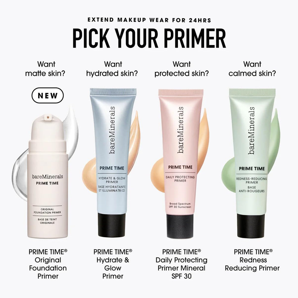 bareminerals hydrate & glow primer luminous finish enhances complexion without heaviness