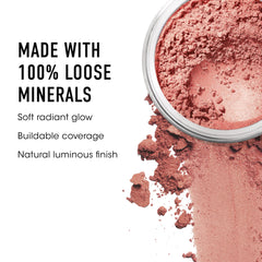 BareMinerals Vintage Peach swirled and tapped for a soft, luminous finish.