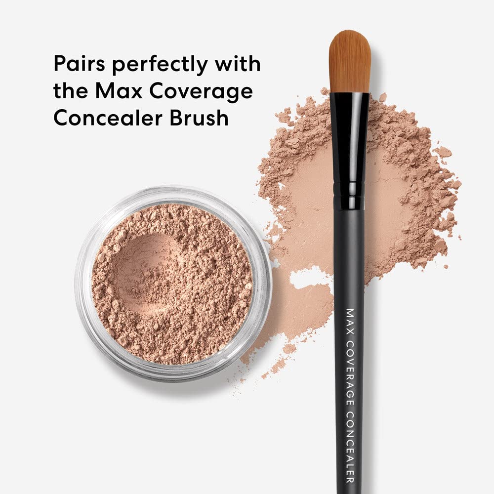 BareMinerals Summer Bisque concealer on skin shows vegan, cruelty-free formula.