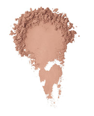 BareMinerals Summer Bisque swatches reveal a natural matte finish.