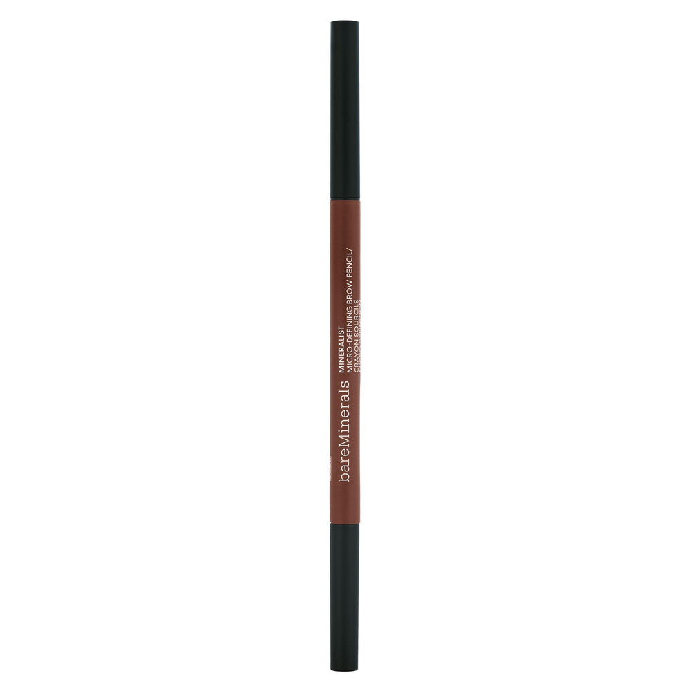 bareMinerals Mineralist brow pencil swatches show conditioning benefits