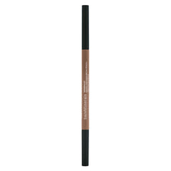 bareMinerals Mineralist detailing micro-fill brow pencil applying hairlike strokes for natural fullness