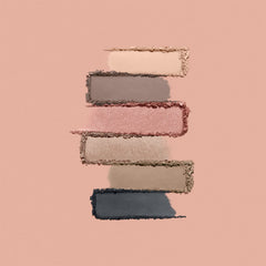 bareMinerals Mineralist Palette in use for crease-proof, long-wear eyeshadow application.