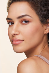 BareMinerals Mineralist Micro-Fill Brow Pencil stroke application showing hairlike lines.