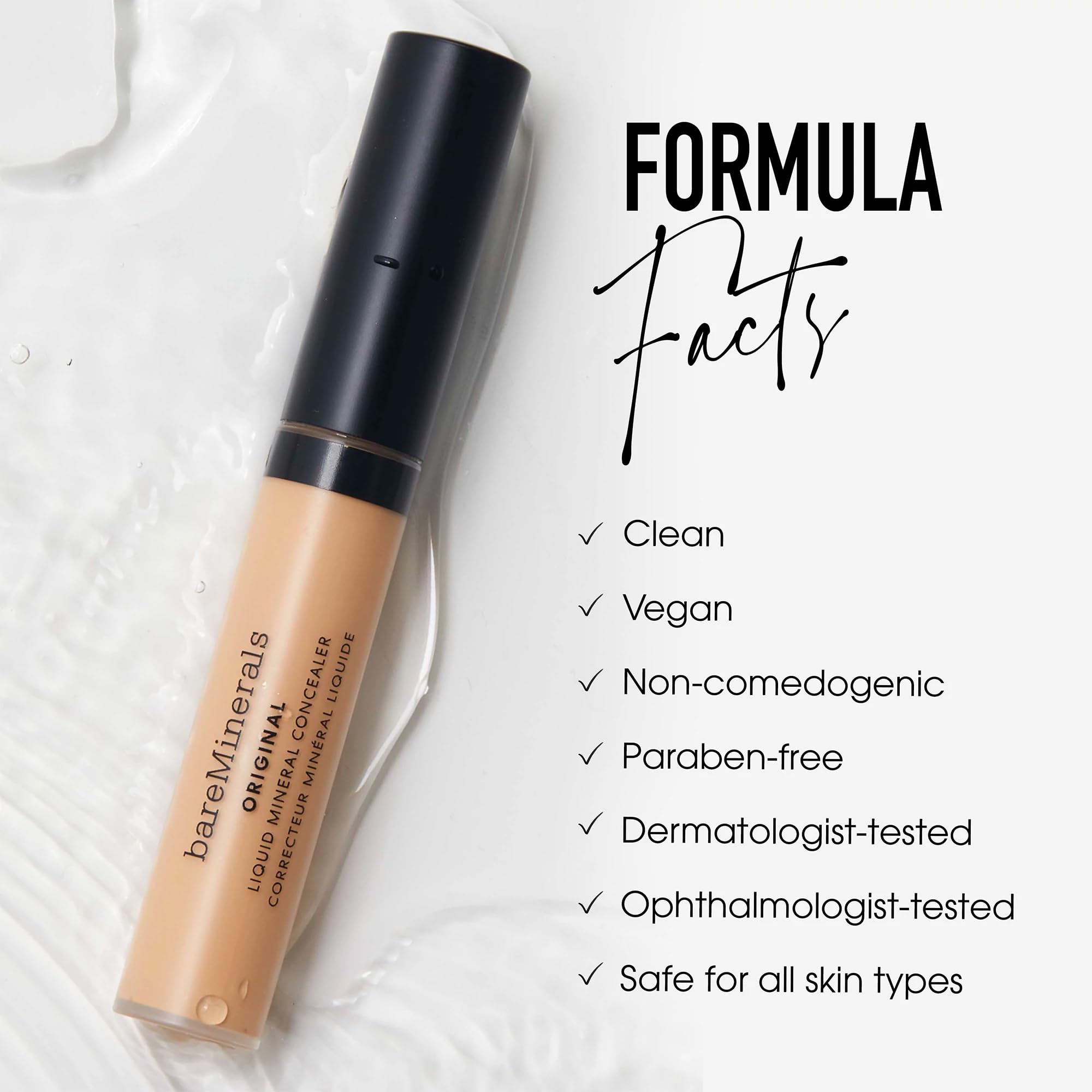 natural ingredients and skin-friendly formula shown in use
