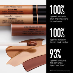 bareMinerals Original Liquid Mineral Concealer creamy texture for comfortable wear