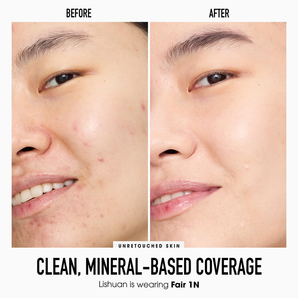 bareMinerals Original Liquid Mineral Concealer targets dark circles for precise coverage.