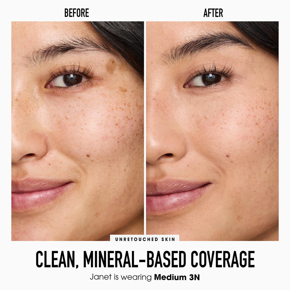 bareMinerals Original Liquid Mineral Concealer delivers a flawless finish while smoothing fine lines