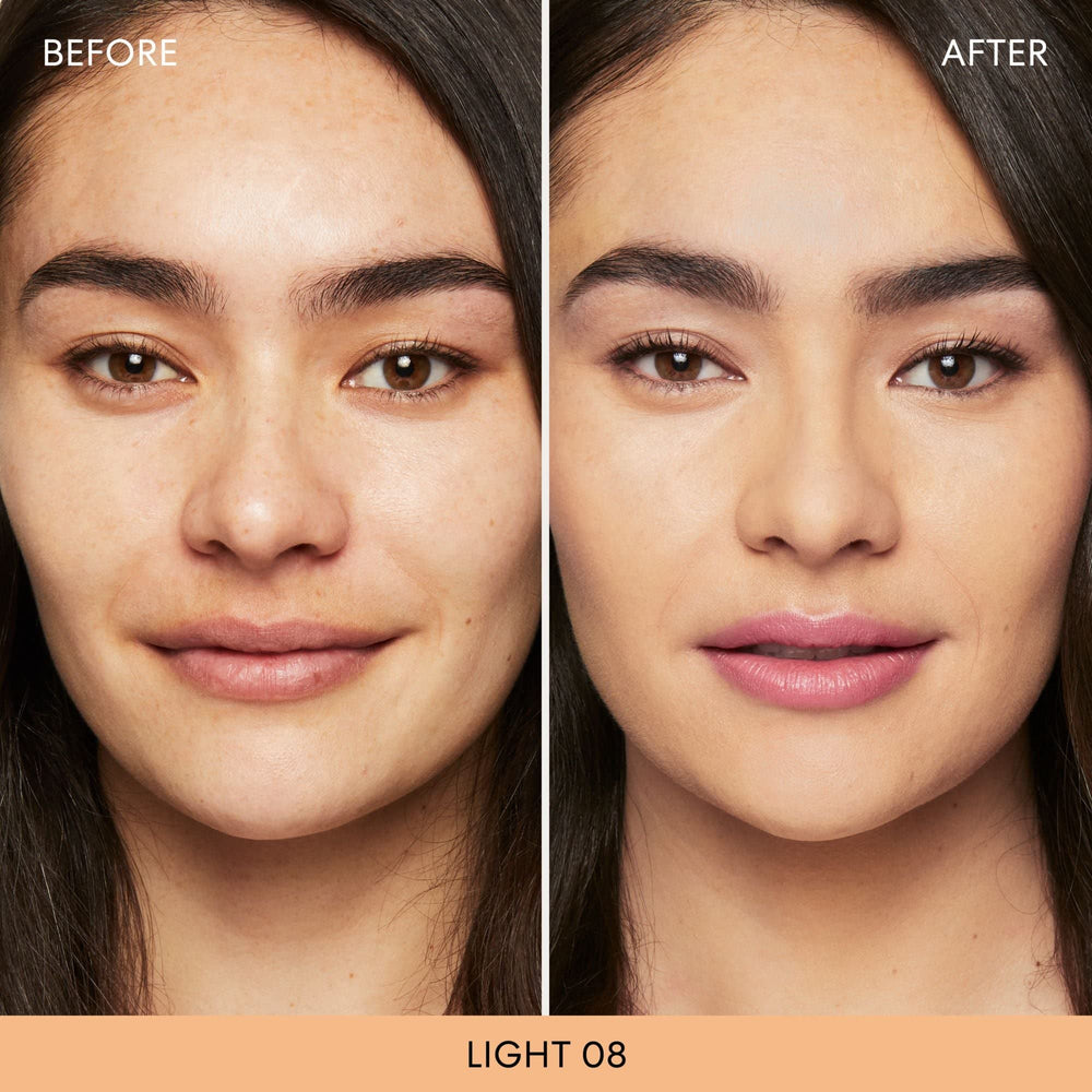 bareMinerals Original loose powder jar closeup highlights talc-free formula