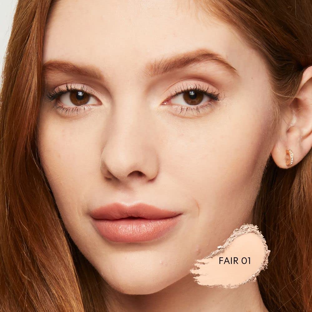 bareMinerals Original Matte Loose Foundation matte finish on skin with oil control