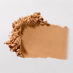 bareMinerals Original Pressed Mineral Veil Sheer Tan on-face application shows extended wear potential