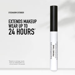 Preparación uniforme del párpado con Extensor Prime Time para sombras duraderas