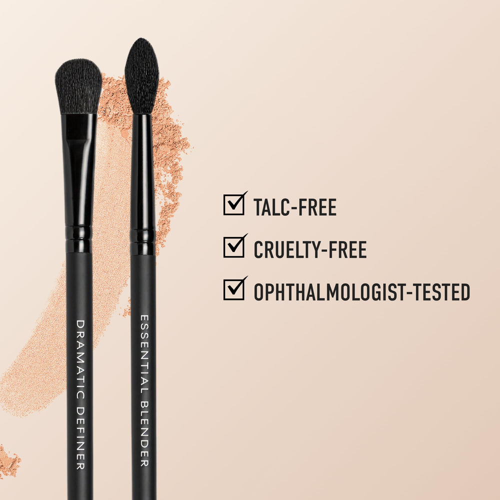 bareMinerals empaque Nude Beach y guía de uso sencillo.