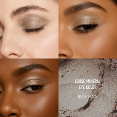 bareMinerals muestra de color Nude Beach para combinar tonos sutiles.