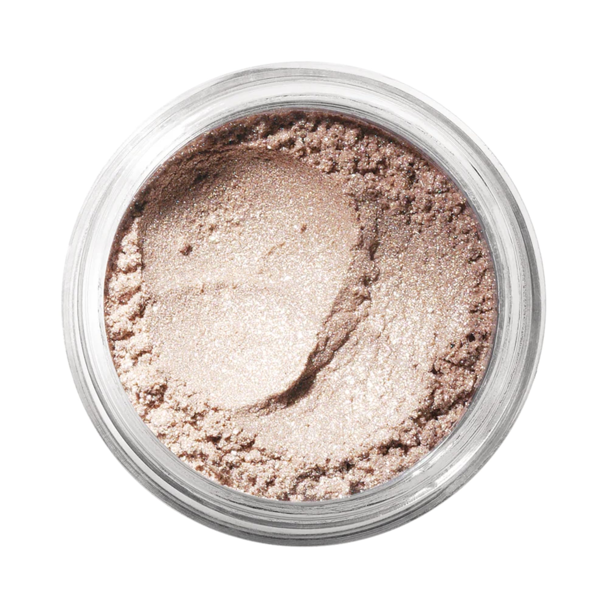 bareMinerals sombra suelta Nude Beach en frasco, color duradero y versátil.