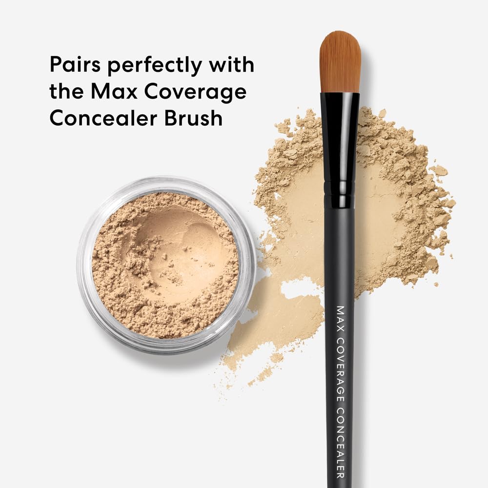 bareMinerals Well Rested under-eye area image shows brightening effect on tired eyes.