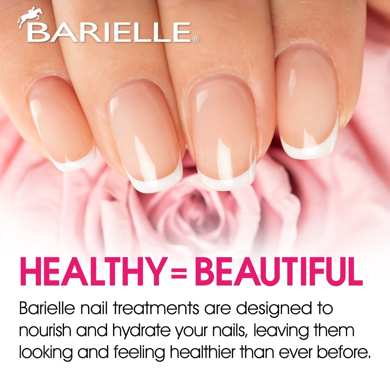 Barielle crema fortalecedora de uñas, apta con esmalte para evitar desgaste.