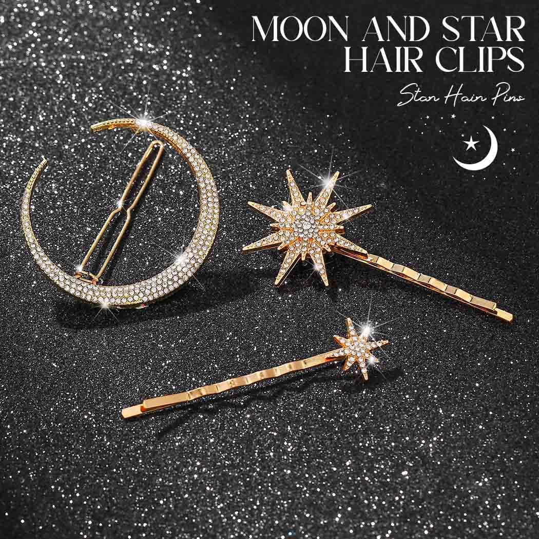 Pinza de cristal Bartosi con estrellas brillantes para ocasiones especiales