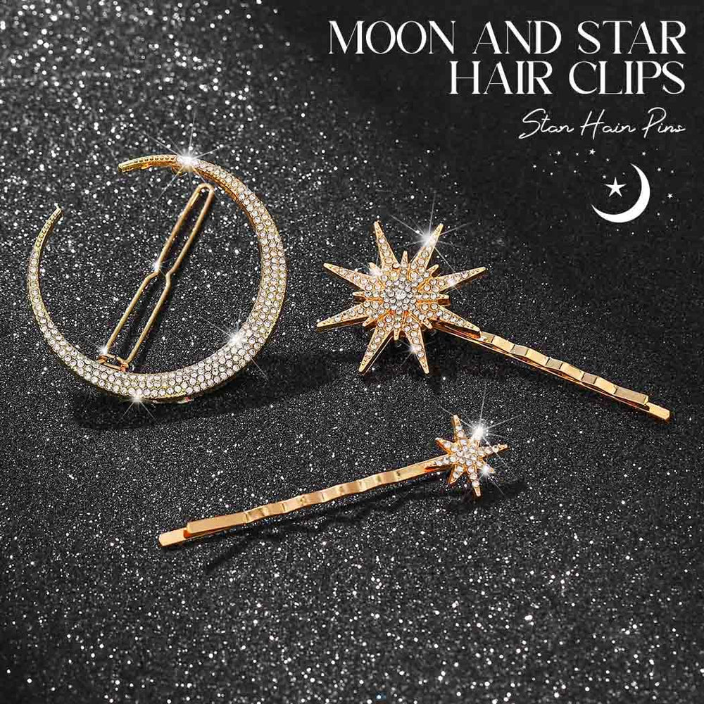Pinza de cristal Bartosi con estrellas brillantes para ocasiones especiales