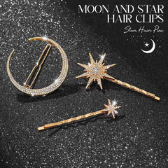 Pinza de cristal Bartosi con estrellas brillantes para ocasiones especiales