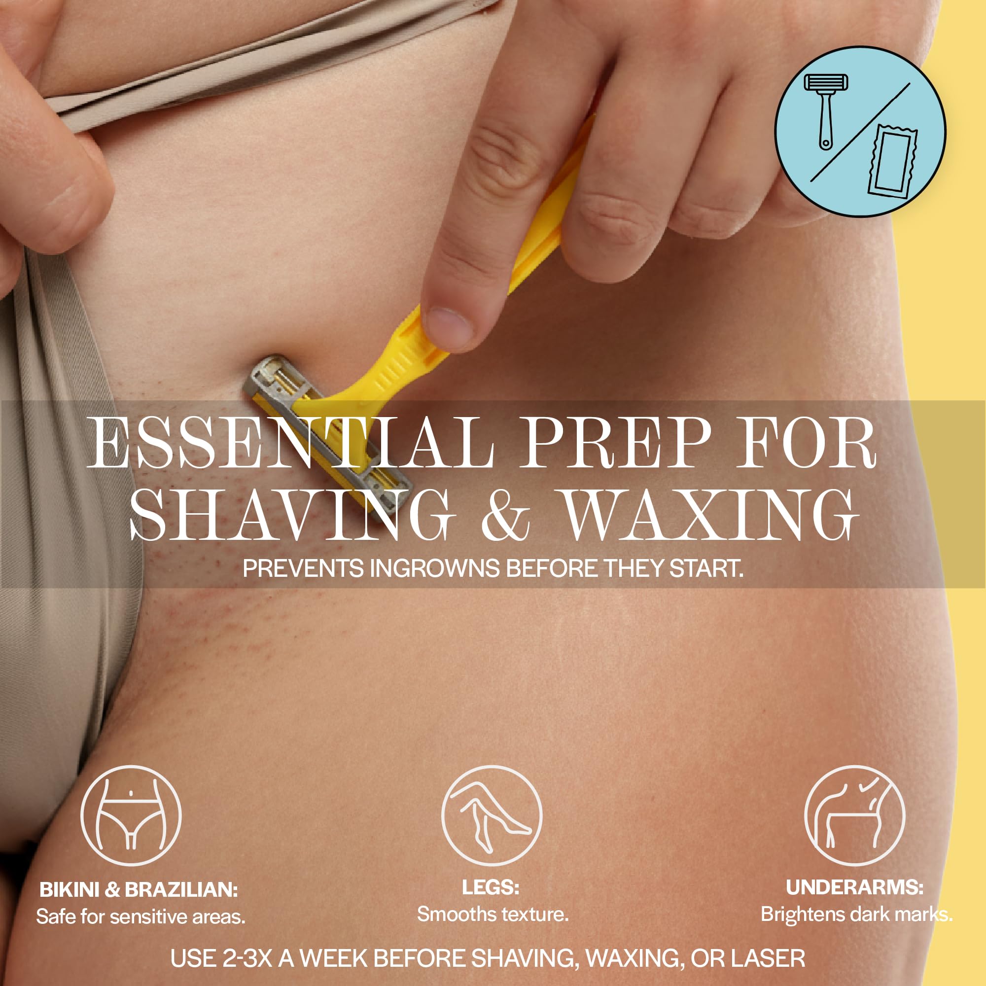 BASE LABORATORIES KP Bump aplicacion en ducha, exfoliacion suave