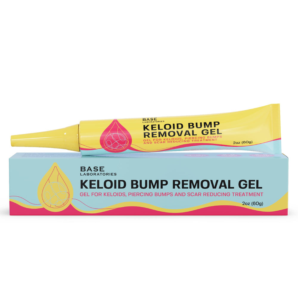 BASE LABORATORIES Gel queloide nariz, alivia el bulto de la perforación