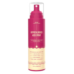 BASE LABORATORIES: spray hipocloroso para rostro en botella, ideal para uso diario en piel sensible.