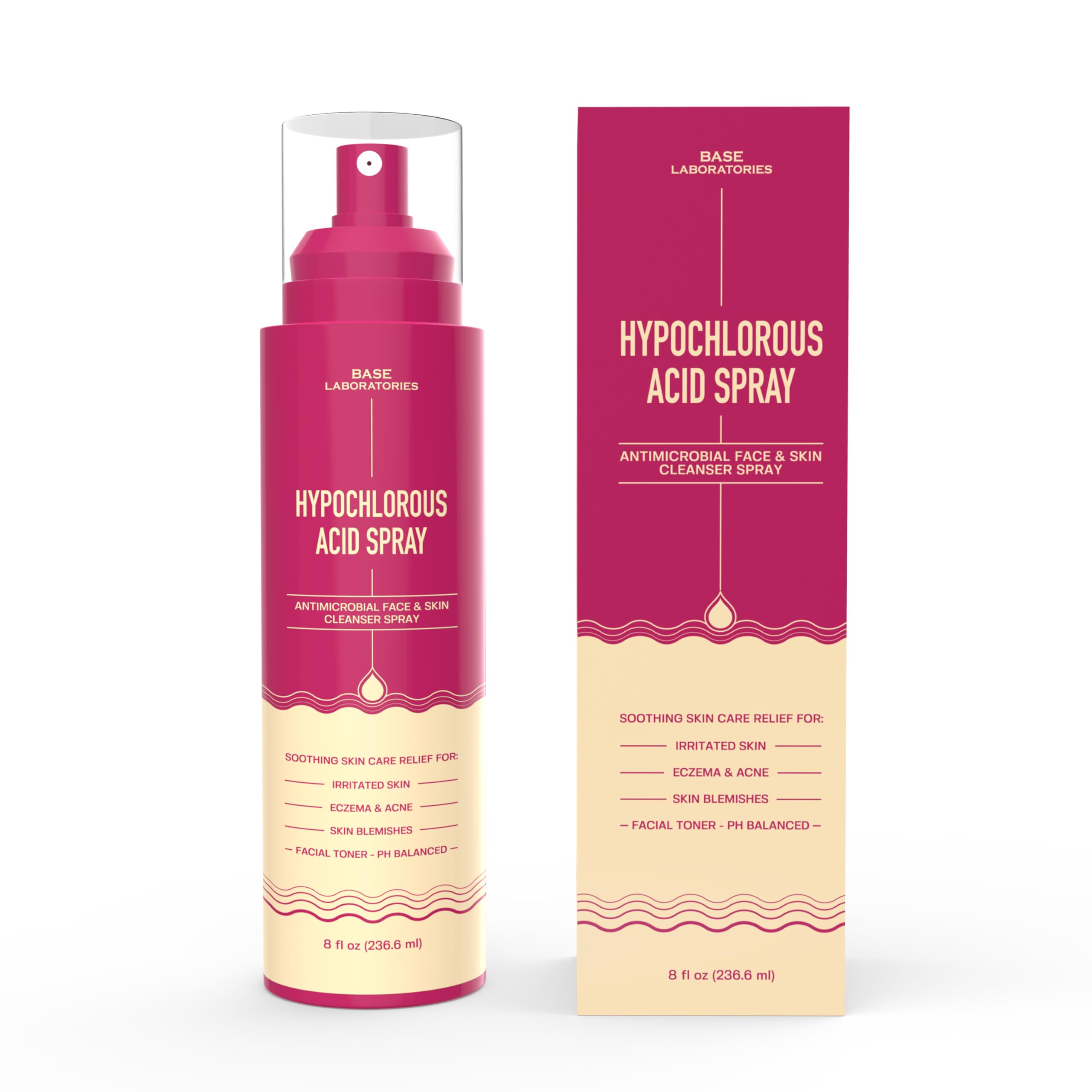 BASE LABORATORIES: tratamiento de irritaciones con hipocloroso para piel delicada.