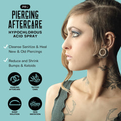 BASE LABORATORIES pulverizador salino para piercing en casa