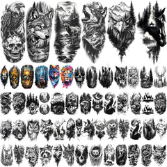 Basifa Lion half-arm tattoo for confident, dramatic impact.