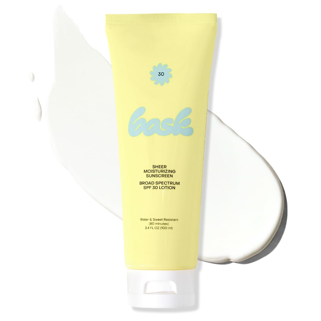 Bask loción solar SPF30: aplicación suave y protección UVA/UVB para piel sensible.
