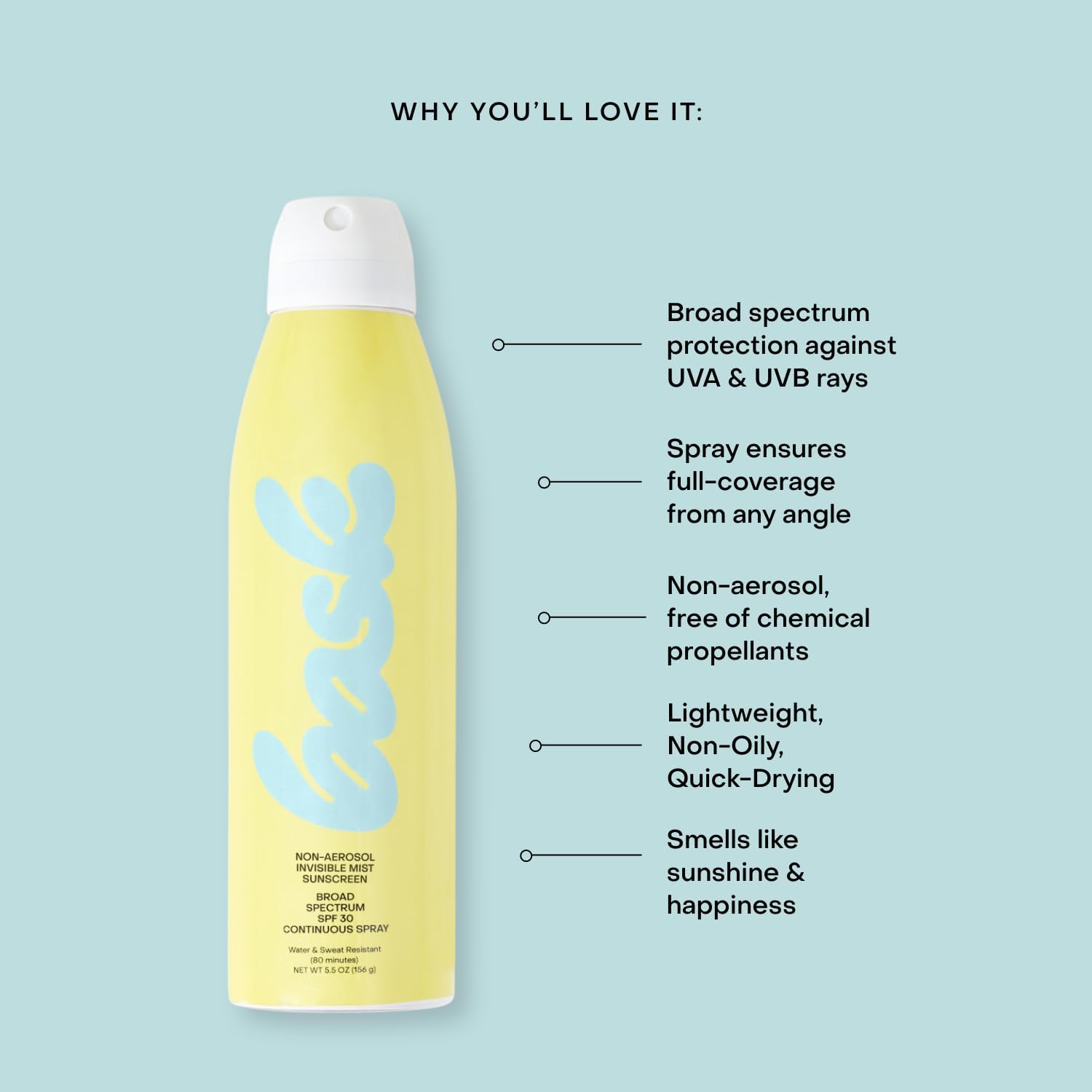 Bask protección solar resistente al agua, ideal para playa y ejercicio