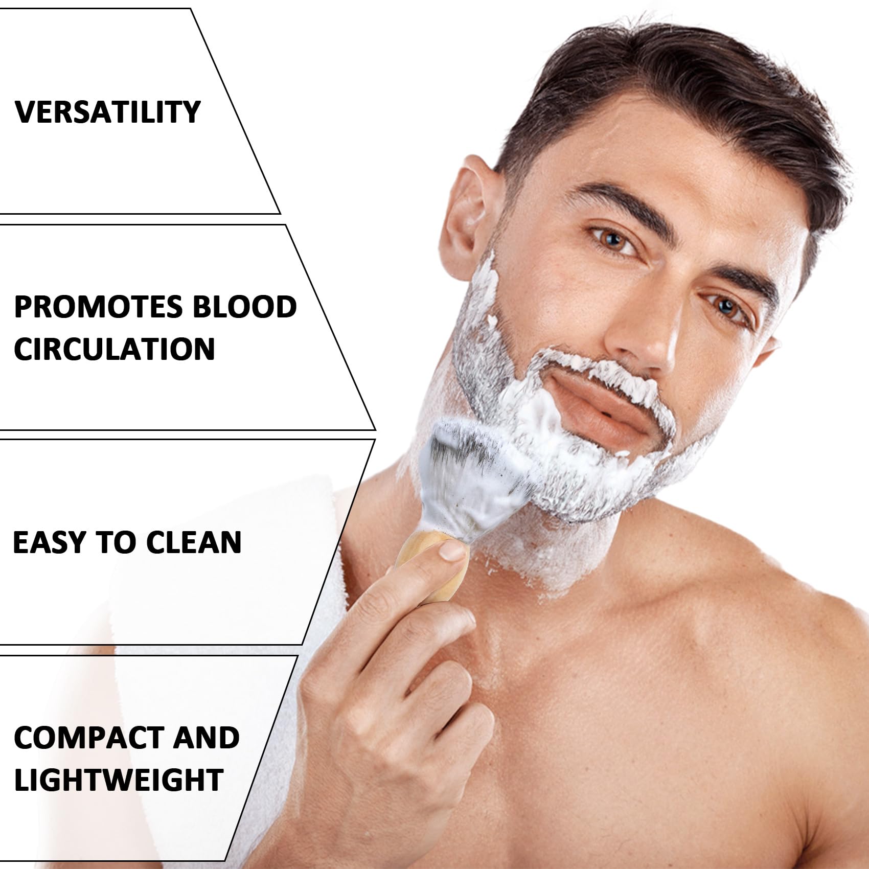 Bassion Fathers Day gift shaving brush adds a thoughtful grooming accessory