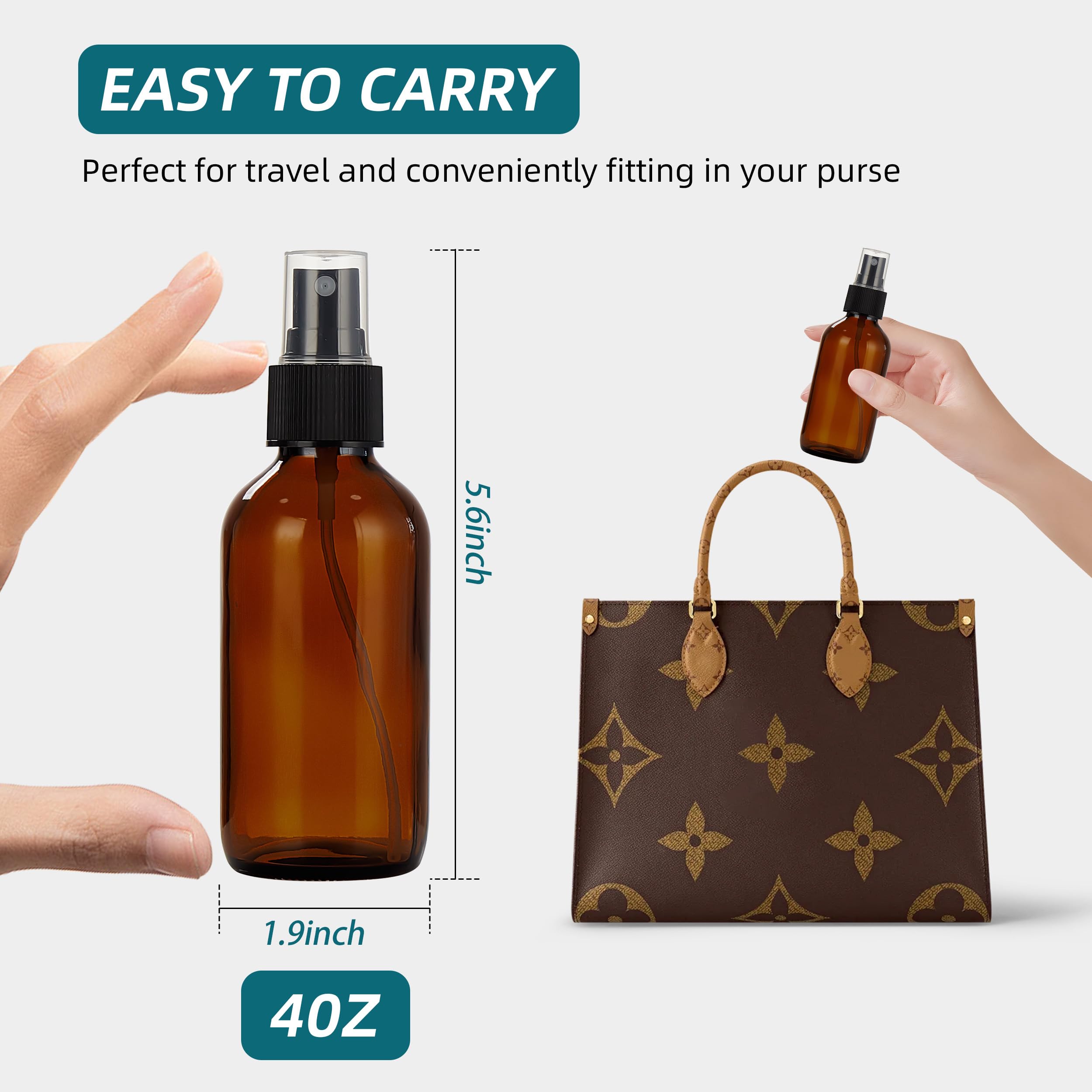 Bastelica 4 oz bottle ideal for DIY cleaners and deodorants.