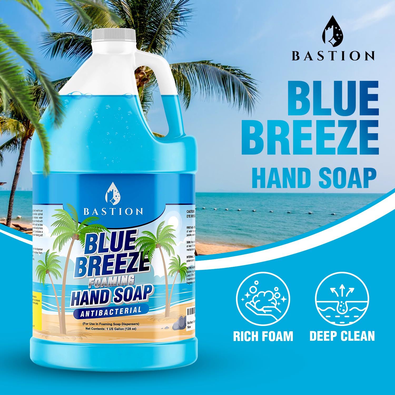 Bastion Blue Breeze commercial kitchen use case with quick rinse.